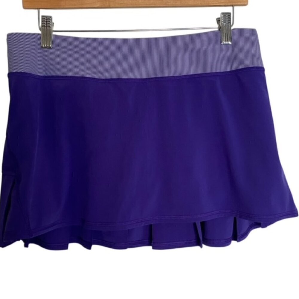 Lululemon Run Purple Pace Setter Skirt 8